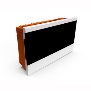 Mutlusan Comfort süllyesztett lakáselosztó 1x18 modul, fehér kivitel.