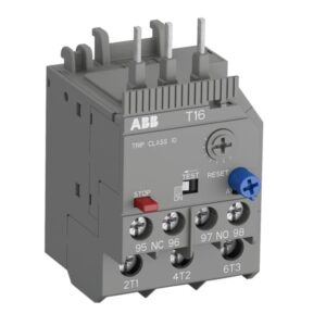 ABB T16-0.74 hőrelé 0,74A névleges árammal, 3 pólusú kivitelben, megbízható túlterhelés elleni védelemmel ipari alkalmazásokhoz.