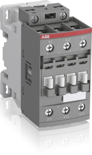 ABB AF26-30-00-13 3 pólusú kontaktor, 100–250V AC/DC vezérlőfeszültséggel és 26A névleges árammal – megbízható motorvezérlésre és ipari alkalmazásokhoz.