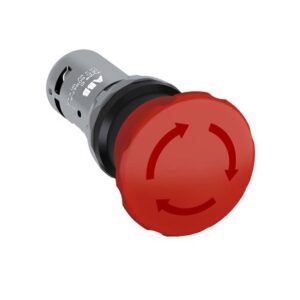 Vészleállító nyomógomb piros CE4T-10R-02.