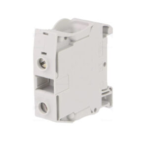 ABB SNK ZS50 szürke sorkapocs DIN sínre, 50 mm² vezetékhez, 150A terhelhetőséggel és 1000V feszültségig ipari felhasználásra.