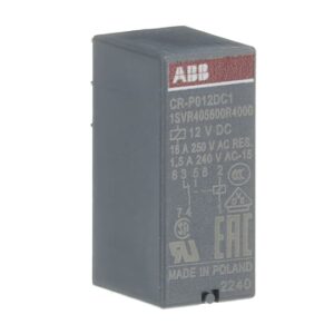 ABB CR-P012DC1 dugaszolható interfész relé.