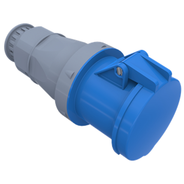 Bemis ipari csatlakozó lengő dugalj egyenes 2P+E 3/32A 32A 220V.