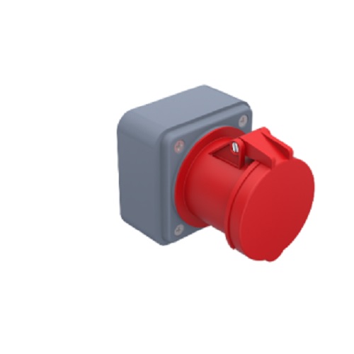 Bemis fix egyenes dugalj IP44 4/32A 3P+E 380V.