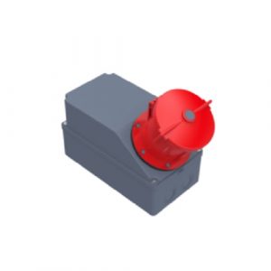 Bemis ráépíthető ferde dugalj 90° 5/125A, 380–450V és IP67 védelemmel.
