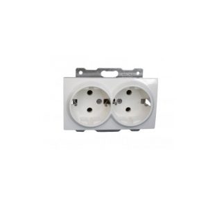 ELBI dupla aljzat / dugalj modul mechanizmus és fedél keret nélkül fehér.