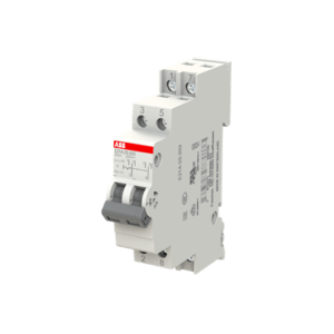 ABB 2CCA703031R0001 moduláris csoportkapcsoló 25A / 250V, kézi–OFF–automata I-0-II átkapcsolással, 2 pólusú, DIN sínre szerelhető kivitel.