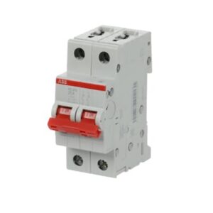 ABB SD202/25 2P 25A moduláris leválasztókapcsoló DIN sínre, IP20 védelemmel. Megbízható áramköri leválasztás ipari és lakossági alkalmazásokhoz.