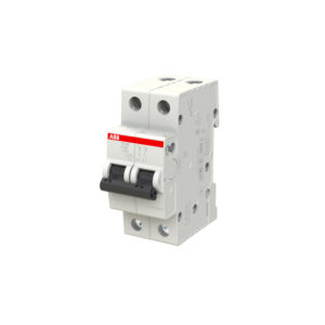 ABB SH202-C25 kismegszakító 2P 25A C karakterisztika.
