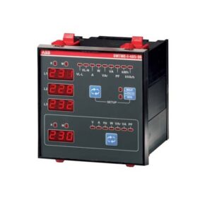 ABB DMTME-I-485-96 digitális multiméter RS485 kommunikációval, panelbe szerelhető kivitelben, pontos elektromos mérésekhez és rendszerfelügyelethez.