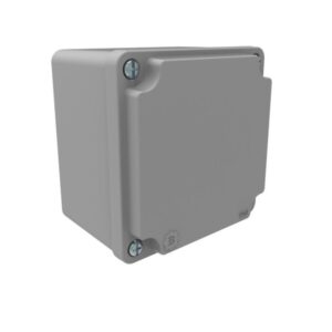Bemis kötődoboz alumínium 100x100x75mm IP67 falon kívüli.