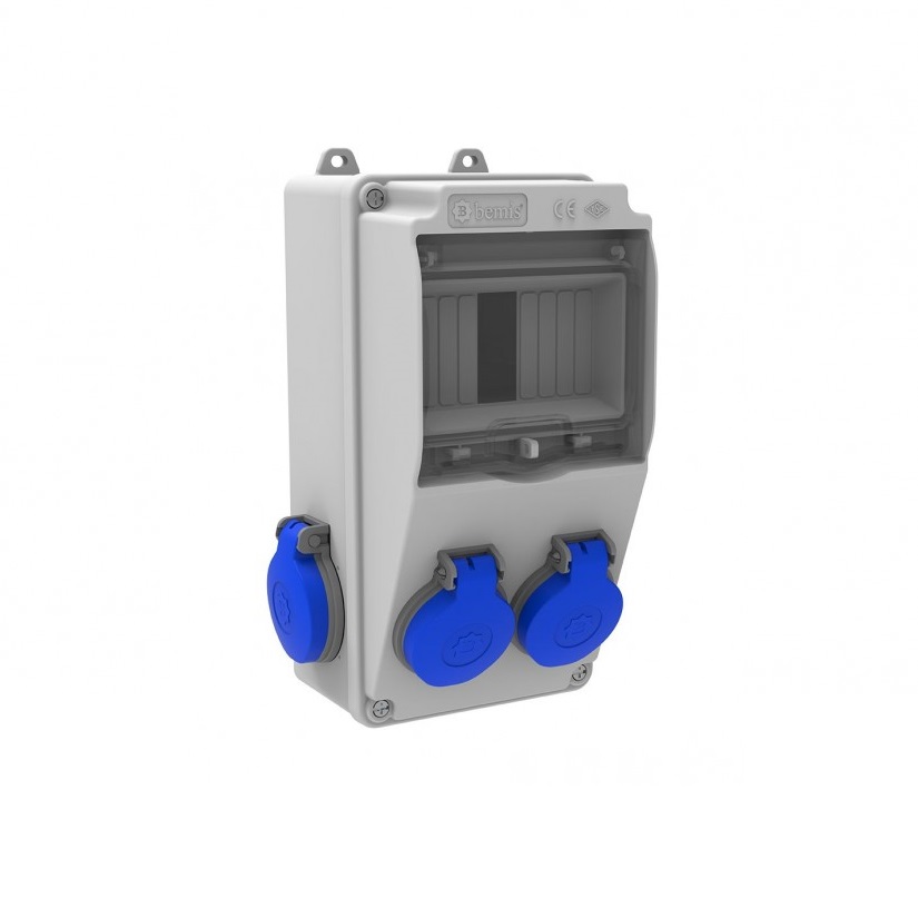 Bemis BD1-2202-2020 ipari csatlakozo doboz V5 4x16A 220V