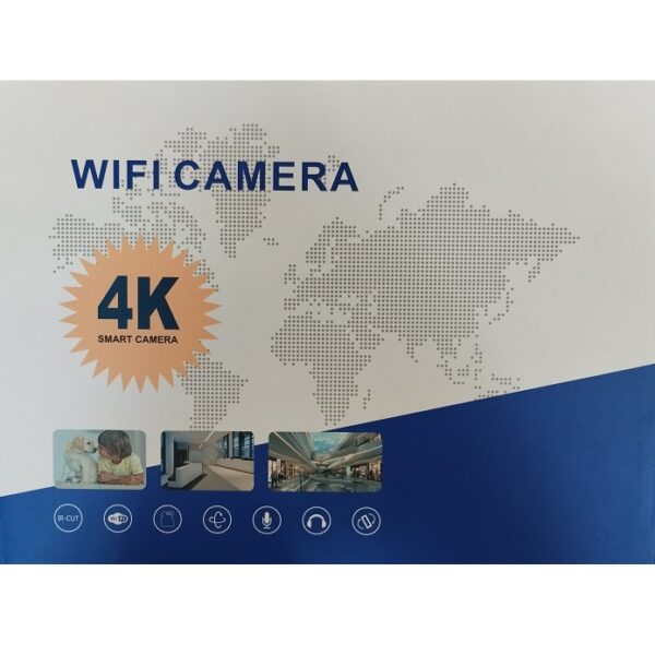 LB Light WiFi 4K 2mp kamera fali rögzítéshez, hálózati tápellátással