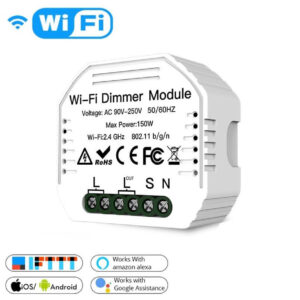 Smart WiFi fényerő-szabályozó modul 90V-250V 150W kompatibilis az Alexával és a Google Home-al