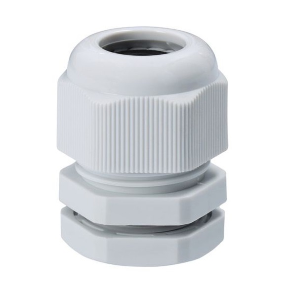 LB Light kábelátvezető tömszelence ellenanyával M50x1.5 ⌀ 30–38 mm IP68 fehér