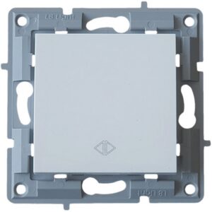 LB Light keresztkapcsoló modul mechanizmus és fedél keret nélkül fehér.