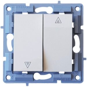 LB Light redőnykapcsoló modul mechanizmus és fedél keret nélkül krém.