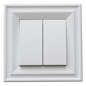 LB Light Classic kettős váltókapcsoló krém 10A 250V.