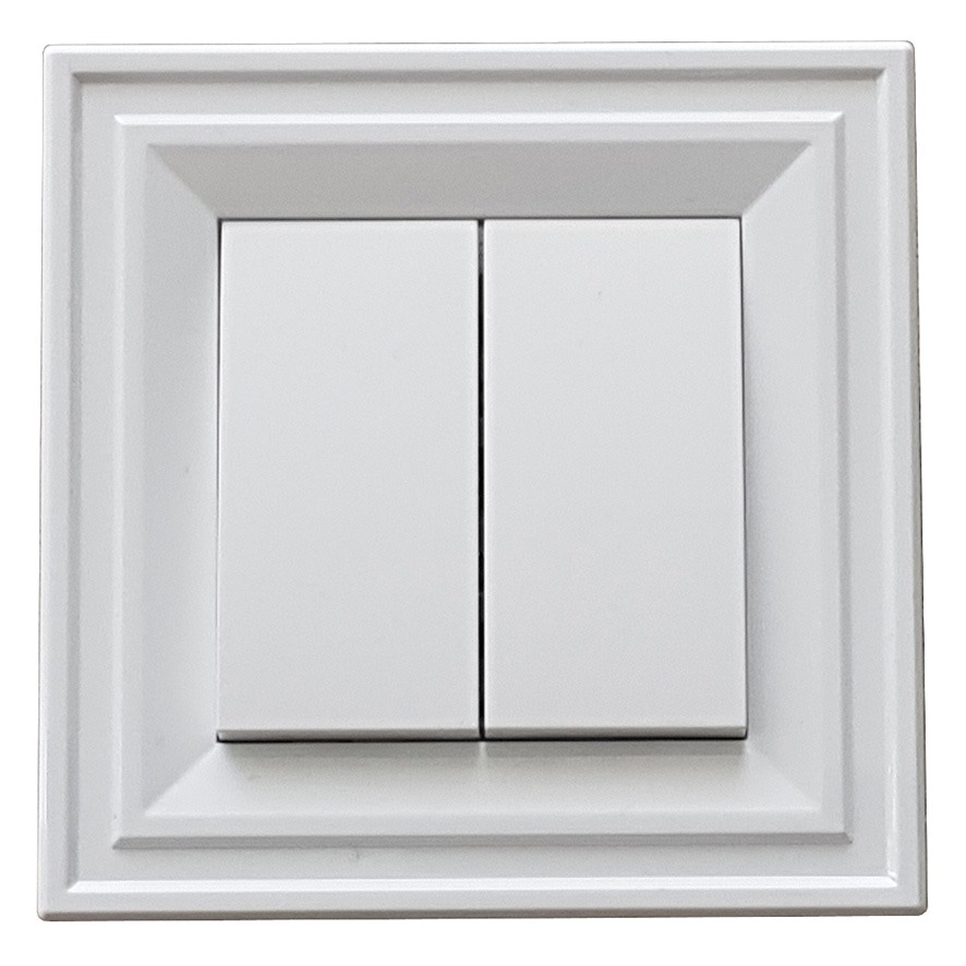 LB Light Classic kettős váltókapcsoló krém 10A 250V.