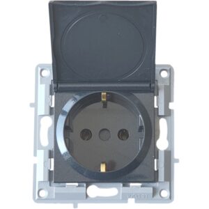 LB Light aljzat / dugalj fedéllel modul mechanizmus és fedél keret nélkül fekete.