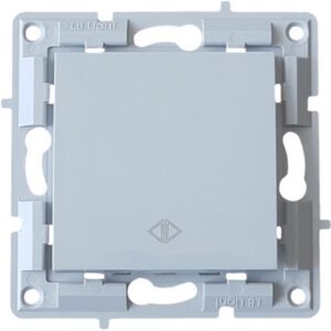 LB Light keresztkapcsoló modul mechanizmus és fedél keret nélkül szürke.