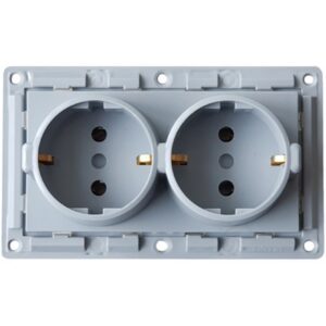 LB Light dupla aljzat / dugalj modul mechanizmus és fedél keret nélkül szürke.