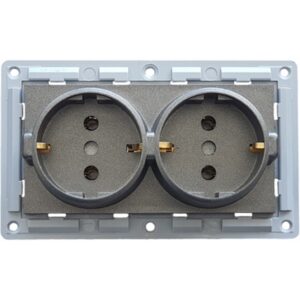 LB Light dupla aljzat / dugalj modul mechanizmus és fedél keret nélkül fekete grafit.